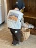 Roupa Infantil Estilo Coreano Novo Modelo 2026 Outono e Inverno Colete de Bebê Roupa Infantil Estilo Coreano Conjunto Engrossado Listrado para Meninos
