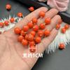 Botones Decorativos Redondos de 1CM de Ancho Cosidos a Mano Hebilla de Perlas Colgante Decorativo de Perla Maleta Zapatos Sombrero Ropa Ropa
