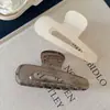 Pasador de Pelo Retro con Corte Grande de Gota de Agua Pasador para el Cabello de Mujer Pasador de Gama Alta en la Parte Posterior de la Cabeza Pinza de Tiburón Popular Accesorio Simple para el Cabello