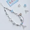 Pingente Original Caseiro de Concha de Princesa Sereia Corrente para Pendurar Celular Feito à Mão DIY Corrente de Contas Ccd Corrente para Pendurar Câmera Novo