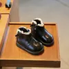 Botas para bebé niña, zapatos de invierno, zapatos blandos para caminar de bebé, zapatos de algodón para niños forrados de felpa, zapatos para niñas, zapatos de princesa, zapatos pequeños de cuero