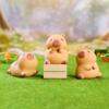 Bonito e ingênuo capivara kappibala maré jogar desenho animado boneca resina artesanato carro ornamentos atacado