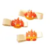 Calcifer Llama Pequeña Dibujo Animado Alzapaños para Cortina Accesorio de Decoración de Cortina Adorno para Habitación Infantil Regalo Divertido