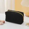 Estojo Simples de Grande Capacidade, Bolsa Cosmética de Veludo Cotelê de Aparência Sofisticada, Bolsa de Papelaria Versão Coreana Transfronteiriça, Estojo de Papelaria Fofo para Meninas