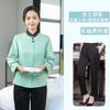 Ropa de trabajo de limpieza otoño e invierno mujer habitación de hotel tía camarera ropa propiedad centro comercial limpieza trabajo manga larga
