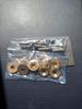 Suministros para Modificación de Autos Jdm Tornillos M6 con Arandela Aleación de Aluminio Protector de Batería Arandela de Placa de Guardabarros Tornillos para Porta Placa