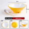 Tazón Roscado de Melamina para Fideos Especial para Restaurante de Fideos Tazón para Ramen Sopa de Fideos con Carne Tazón para Fideos Tazón Grande para Mala Tang Luosifen Uso Comercial