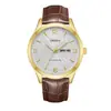 Reloj de Hombre de Negocios ORSGA Calendario Doble Moda Diseño Corrugado Fuente de Fábrica Transmisión en Vivo Transfronterizo Reloj de Cuarzo