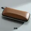 Estuche para Gafas con Cremallera de Cuero Personalizado Transfronterizo Eva Estuche Cuadrado para Gafas de Sol de PU Estuche para Gafas de Sol Se Puede Imprimir con Logo