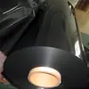 Material en rollo PET negro personalizado con adhesivo, lámina de película de poliéster esmerilado aislante, lámina PET opaca de plástico