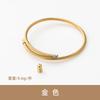 Joyería Transfronteriza Europea y Americana DIY Pulsera de Alambre Ajustable de Acero de Titanio con Forma de Corazón para Mujer Accesorios de Pulsera Abierta de Acero Inoxidable