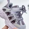 2026 Otoño Nuevo Estilo Coreano de Moda Versátil Suela Suave Antideslizante Malla Velcro Tenis para Niños y Niñas