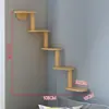 Marco de Escalada de Madera para Gatos en Stock, Marco de Escalada de Madera Maciza Montado en la Pared para Gatos, Plataforma de Salto para Gatos, Rascador para Gatos, Plataforma de Salto Montada en la Pared para Gatos