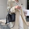 Bolso de Mujer de Piel de Vaca Modelo Nuevo 2026 Bolso Cubo Bolso Cruzado para Mujer Bolso de Hombro de Cuero Genuino de Gama Alta Nicho para Mujer