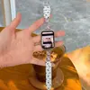 Pulseira de RelógioCompatível com pulseira de relógio Xiaomi 9 Pro, metal duplo diamante gato KT 8 Pro Redmi 654 pulseira de pulso feminina