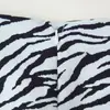 Ropa Europea y Americana Transfronteriza Aliexpress Otoño Moda Popular Chaqueta con Estampado Animal + Traje de Falda