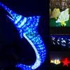 Lámpara LED con forma de delfín, luminosa, con diseño de animales marinos, ideal para decorar restaurantes de mariscos.