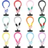 Soportes para Teléfono Móvil de Fábrica, Correas para Teléfono Móvil, Correas de Muñeca Tejidas de Bloqueo de Color Variado, Correas Anti-Pérdida, Bolsas de Cuerda, Correas para Botellas de Agua