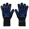 Guantes Retardantes de Llama, Resistentes al Fuego, Resistentes a Altas Temperaturas hasta 800 Grados, Para Barbacoa BBQ, Horno de Microondas, Horneado, Guantes de Silicona Aislantes del Calor Anti-Escaldaduras