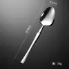 Conjunto de Talheres Ocidentais de Aço Inoxidável Peça Quatro Cabo de Cintura Pequena Conjunto de Talheres para Bife Colher de Sobremesa Garfo Simples Ins