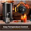 Olla Eléctrica Mejorada para Derretir Cera con Control de Temperatura Derretido Rápido DIY Vela Jabón Elaboración Chocolate Horno Eléctrico