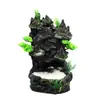 Pacote de cascata para paisagismo de aquário tanque de floresta tropical tanque ecológico ornamentos feng shui rochado de resina decoração de paisagismo