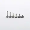 9mm Metal Studs for Shoe and Boot Decoration, Rivets for Belt Fastening, 9*8 Double-Sided Glossy Black Paint for Bags