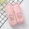 Nuevo estilo coreano para mujer manga larga sobremanga otoño e invierno rosa bordada antimanchas manga afelpada para mujer venta al por mayor de fábrica