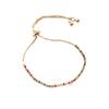 Pulseira de zircônia colorida dopamina puxar estilo ins luxo leve nicho alto senso Pulseira menina pulseira namoradas