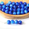 Cuentas Redondas Acrílicas de Dos Tonos Degradado de 8-18 mm con Agujero Recto, Cuentas Sueltas Hechas a Mano para DIY de Bisutería, Cadena de Teléfono, Accesorios para Pulseras