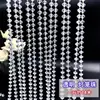 Cortina de Fio com Contas de Novo Estilo para Decoração de Casamento, Fio de Cristal para Decoração de Teto de Local de Casamento, Corrente de Divisória de Cortina de Cristal para Porta e Janela