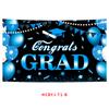 Amazon transfronterizo nuevo banner de temporada de graduación decoración de fiesta bandera fondo de globo para mapa asta de bandera personalización