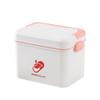 Bolsa de Plástico Multicapa para el Hogar Caja de Medicamentos Caja de Almacenamiento de Artículos de Gran Capacidad Caja de Almacenamiento de Artículos Varios de Doble Capa para el Hogar