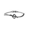 Pulsera de serpiente retorcida retro europea y americana moda ins personalidad exagerada aleación geométrica pulsera de serpiente retorcida pulsera