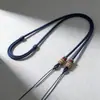 Cordón de Cuerda de Jade Tejido Completamente a Mano para Colgante para Mujeres, Cuerda de Collar de Ámbar, Cuerda de Joyería de Alta Calidad