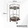 Carro de té de acero inoxidable, carrito multifuncional para preparar té, vehículo de servicio comercial móvil para preparar té para hoteles, casas de té, restaurantes.