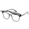 8152 Aluminio-Magnesio Juego de Espejos Marco de Aleación Gafas de Sol Magnéticas Un Espejo Doble Propósito Miopía Visión Nocturna Celebridad de Internet Hombres y Mujeres Gafas de Sol de Gama Alta