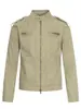 Jaqueta de Trabalho Retro Americana 11Kn Ombro Direito para Homens e Mulheres Curta Street Desgastada Solta Casual Gola Alta Jaqueta Top