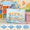 Bolsa de almacenamiento para colcha de jardín de infantes, bolsa de equipaje móvil de tela Oxford con dibujos animados para estudiantes, bolsa de gran capacidad para colcha infantil