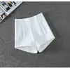 Shorts Femininos Pretos de Cintura Alta Estilo Quatro Estações Petite Base Justos Hot Pants Emagrecedor Menina Apimentada Moda Curta Outro