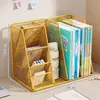 Estantería de escritorio, soporte para libros, organizador de escritorio para estudiantes, solución de almacenamiento de libros, organizador de archivos de oficina, estante de almacenamiento