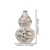 Jarrón de Porcelana Azul y Blanco Estilo Chino con Patrón de Grietas de Hielo Vintage, Adecuado para Flores Frescas, Flores Secas y Plantas Hidropónicas, Decoración de Jarrón de Cerámica