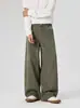 Jeans de Diseño Deconstruido Retro Americano para Hombres y Mujeres, Pantalones Rectos Holgados Casuales con Pliegues de Pierna Ancha y Caída, Marca de Tendencia