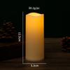 Lâmpada de vela eletrônica de boca de onda led vela de simulação de vela expressão romântica palco de decoração de Natal de casamento lâmpada de atmosfera