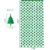 1*2m Cortina de Lluvia para Árbol de Navidad Decoración de Fondo para Fiesta Festiva Accesorios Borla de Navidad Cortina de Lluvia