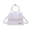 Jac tamanho médio 2026 nova moda francesa versátil rosa bolsa quadrada pequena bolsa de ombro bolsa transversal porta-moedas para mulheres