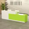 Balcão de caixa moderno, design minimalista e moderno, adequado para pequenas lojas, lojas de conveniência e balcões de recepção; novos modelos e outras opções