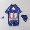 Trajes de baño para niños y niñas, novedad de 2024, vestido de princesa dividido, traje de baño de secado rápido, traje de baño de playa y spa.