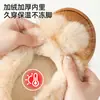 Pantuflas de invierno peludas de suela gruesa para mujer, nuevo modelo 2026, forradas de felpa, antideslizantes, cálidas, pantuflas de algodón de nieve de felpa