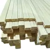 Tiras Blancas de Madera para Colgar Marcos de Fotos, Bordes de Marco de Fotos de Madera Maciza Sin Pintar, Tiras Decorativas Simples para Colgar Fotos, Líneas de Madera Natural en Marcos de Fotos
